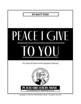 Peace I Give to You SATB choral sheet music cover